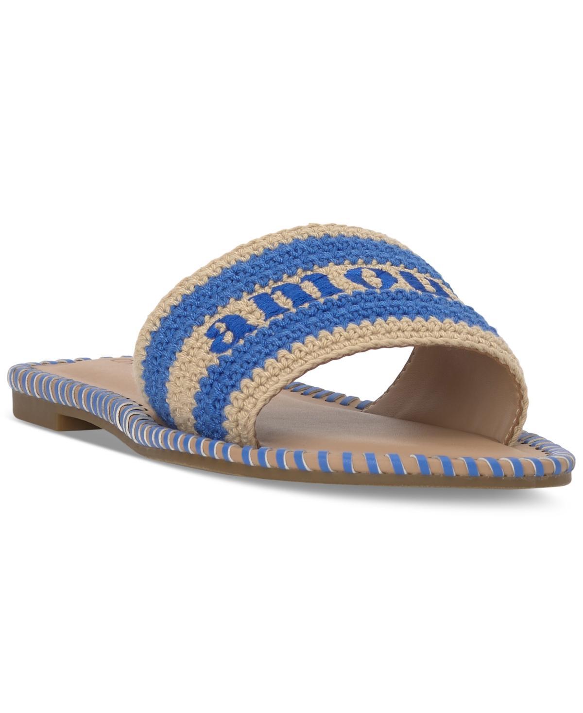 On 34th Womens Madelyn Slip-On Woven Flat Sandals, Created for Macys - Natural Product Image