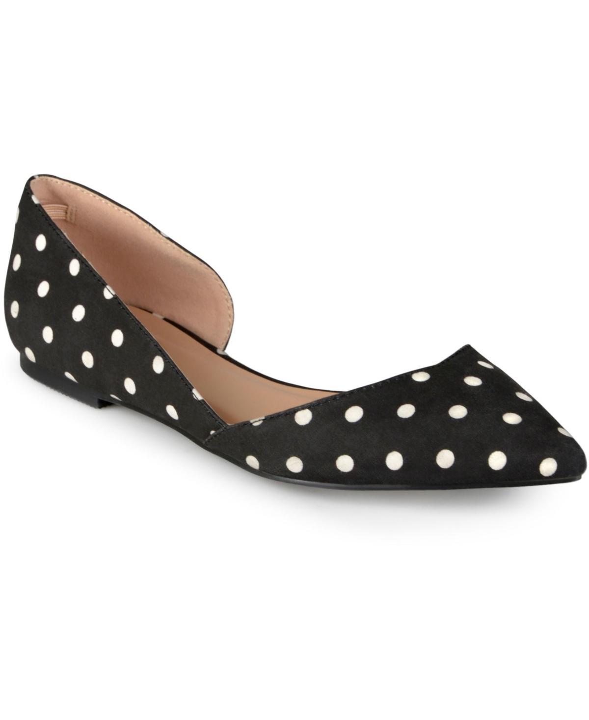 Journee Collection Womens Cortni Pointed Toe dOrsay Flats Product Image