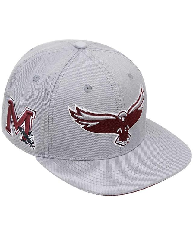 Mens Pro Standard Gray Maryland Eastern Shore Hawks Evergreen Mascot Snapback Hat Product Image