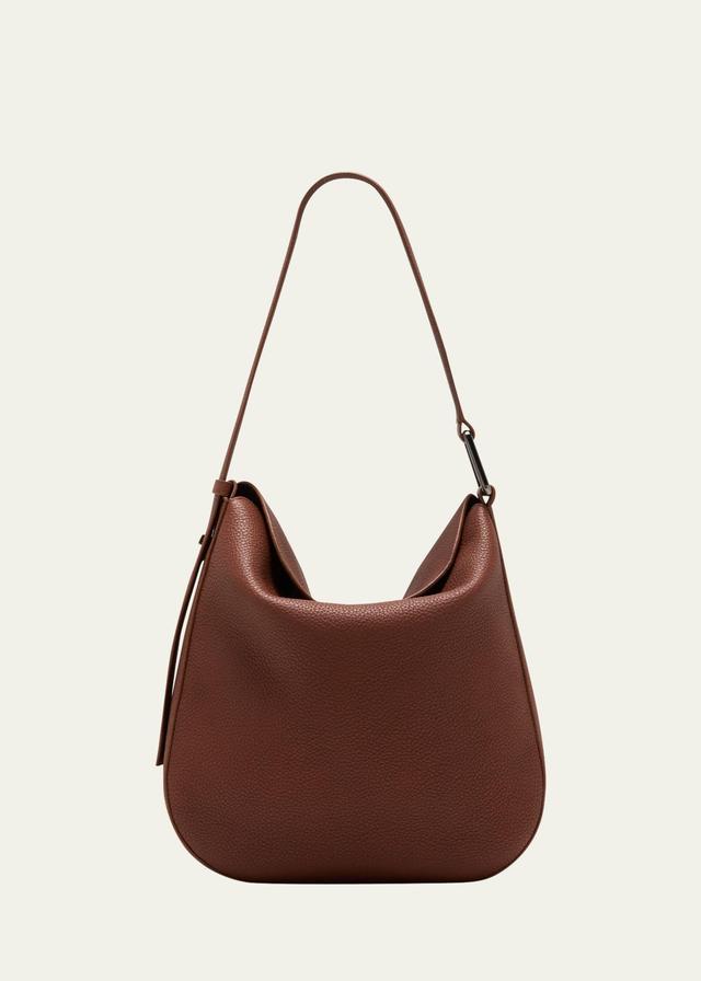 Akris Medium Anna Leather Hobo Bag Product Image