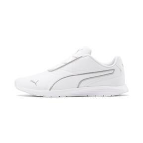 PUMA Ella Lace Up Women's Shoes in White/Silver Product Image