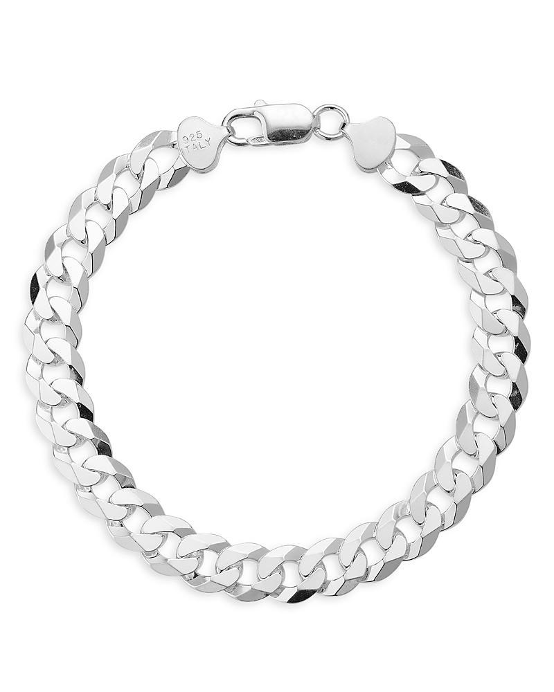 Milanesi And Co Sterling Silver 9mm Curb Chain Bracelet Product Image