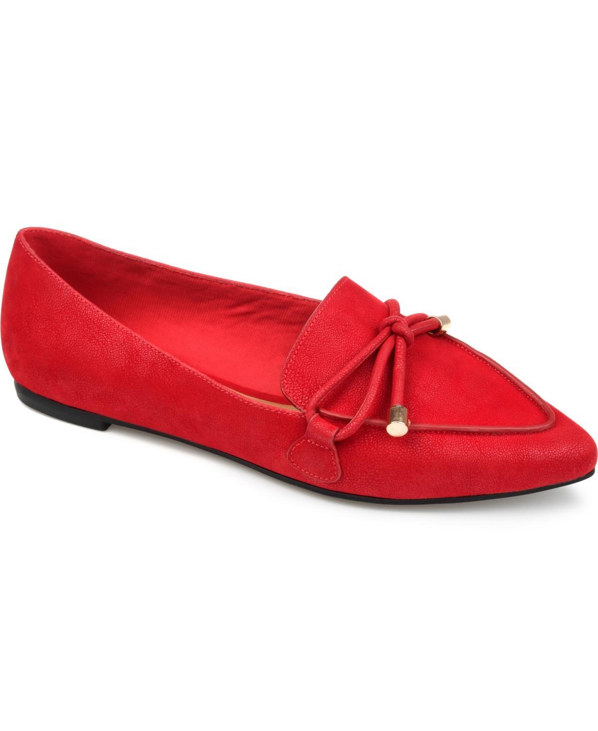 Journee Collection Muriel Womens Flats Red Product Image