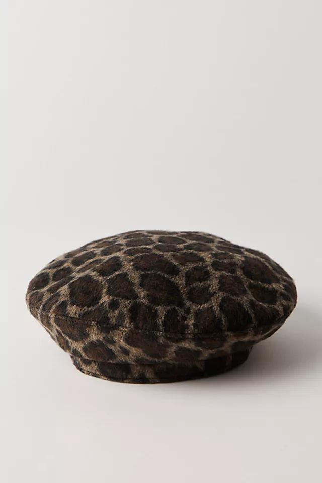 Penny Leopard Beret Product Image