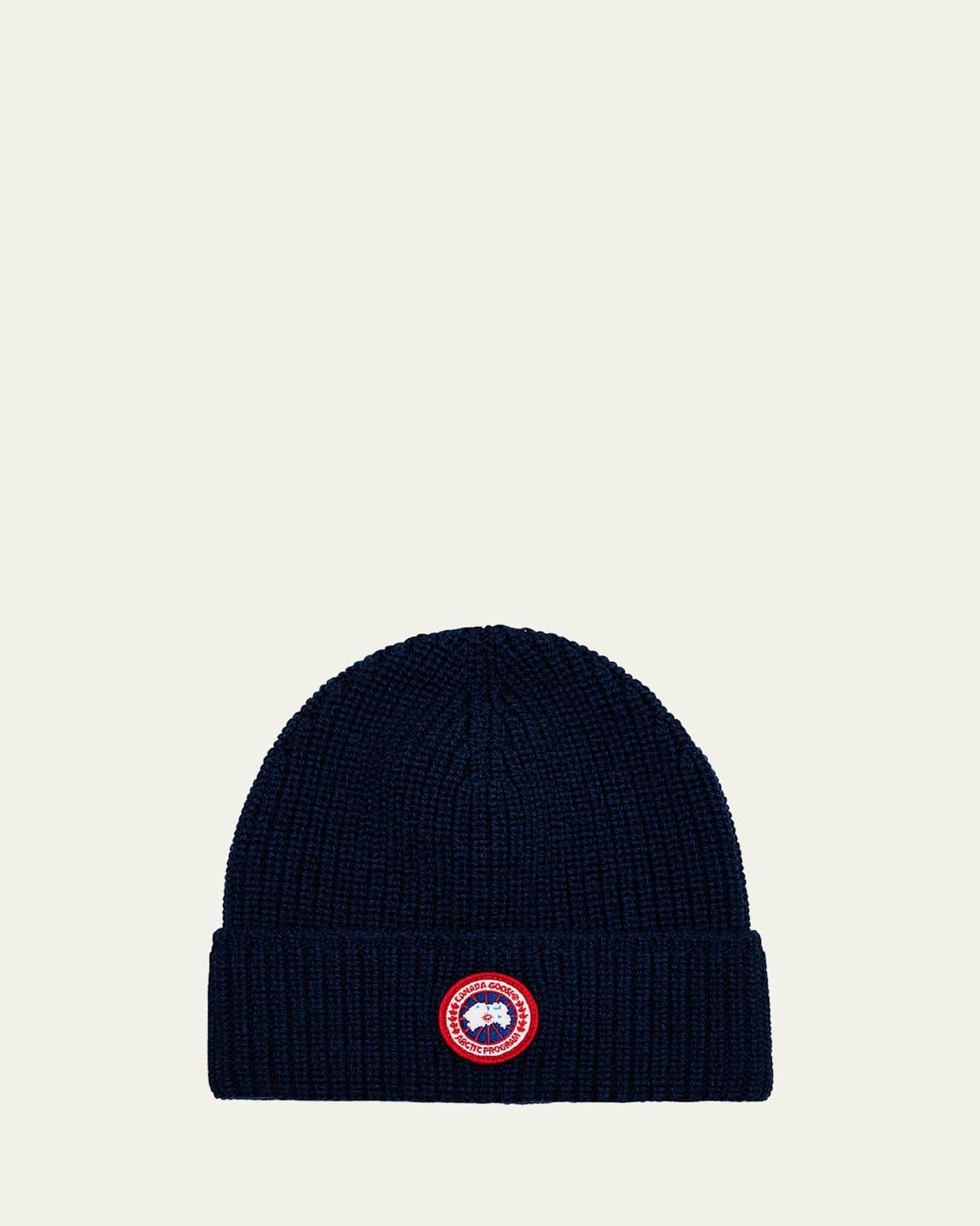 Mens Arctic Rib-Knit Wool Beanie Hat Product Image