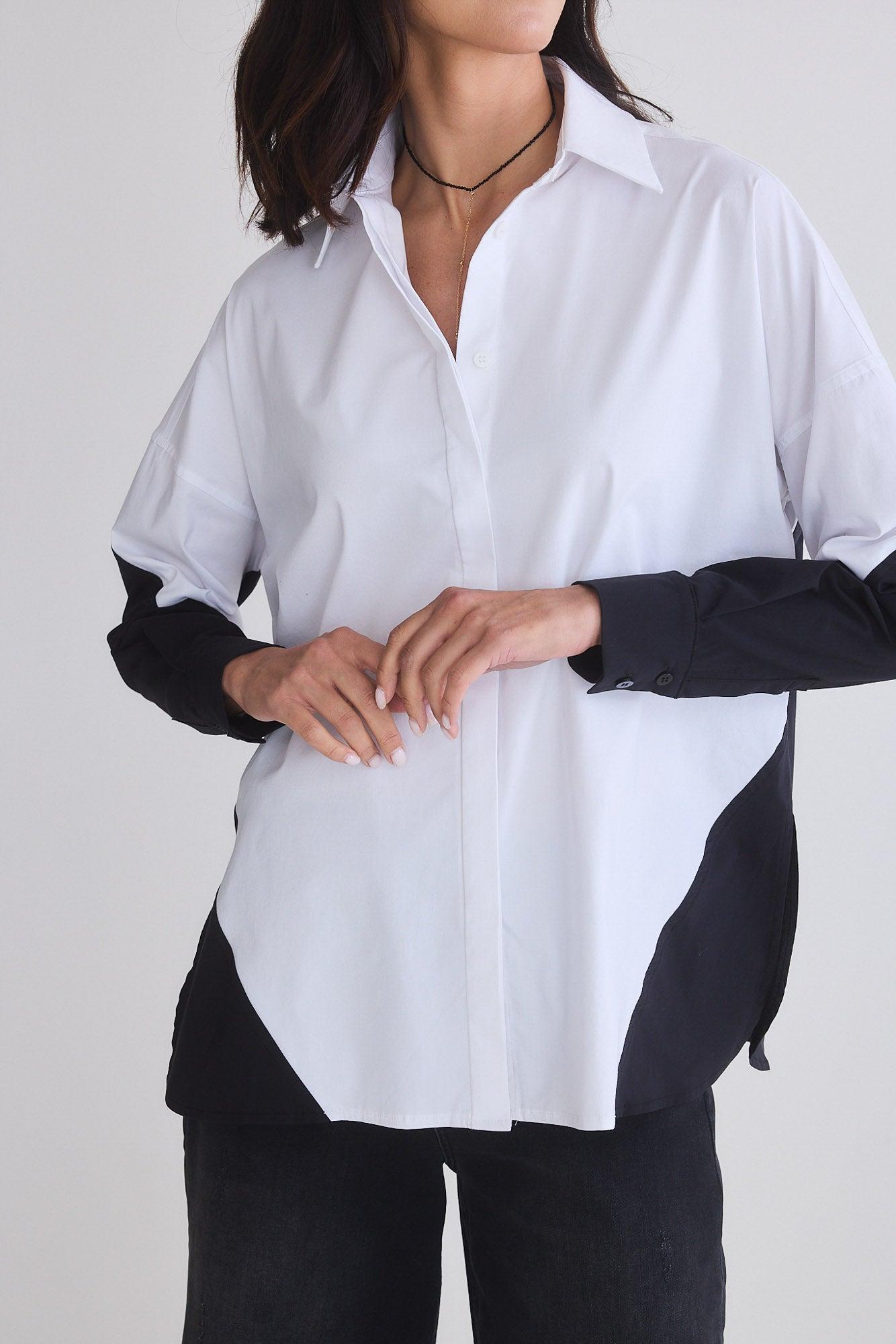 Colorblock Refine Oversized Tunic Product Image