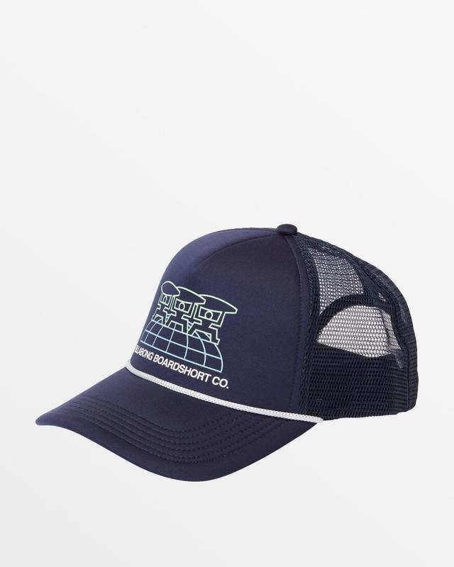 Riot Trucker Hat - Navy Male Product Image