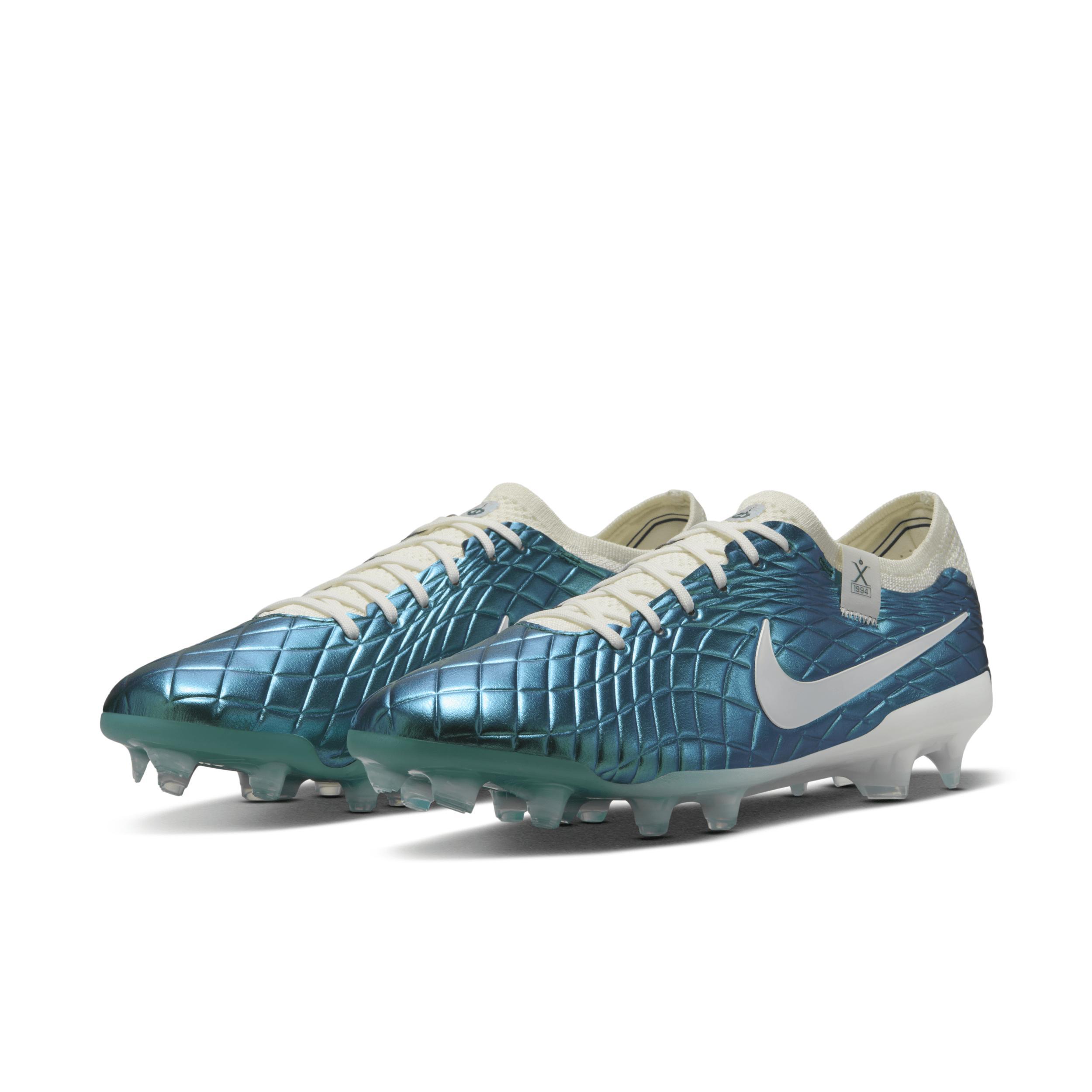 Nike Men's Tiempo Emerald Legend 10 Elite FG Low-Top Soccer Cleats Product Image