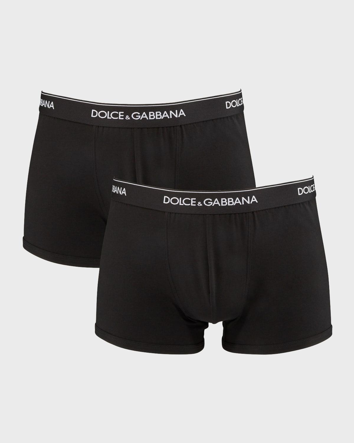 Dolce & Gabbana 2-Pack Logo Waist Boxer Briefs Product Image