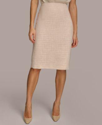 Women's Tweed Pencil Skirt Product Image