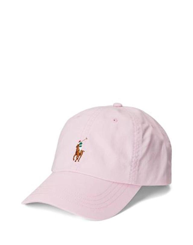 POLO RALPH LAUREN Pink Cotton Hat In Carmel Pink Product Image