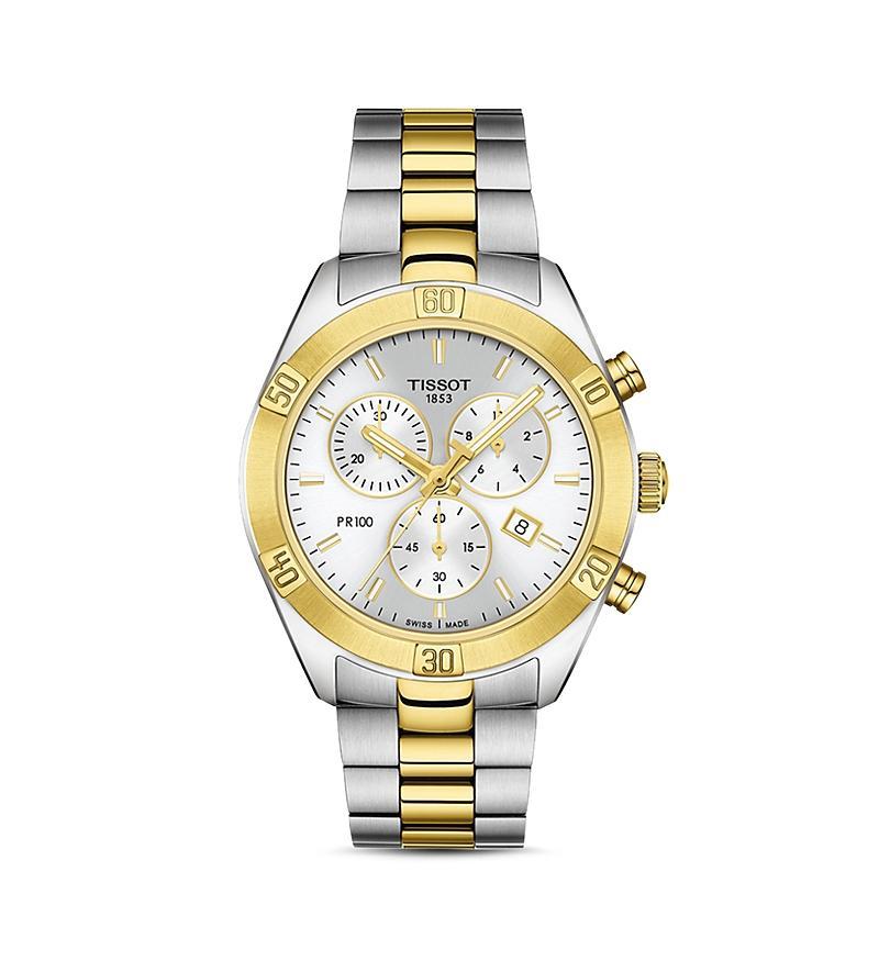 Tissot PR 100 Sport Chic Colorblock Chronograph Watch Product Image