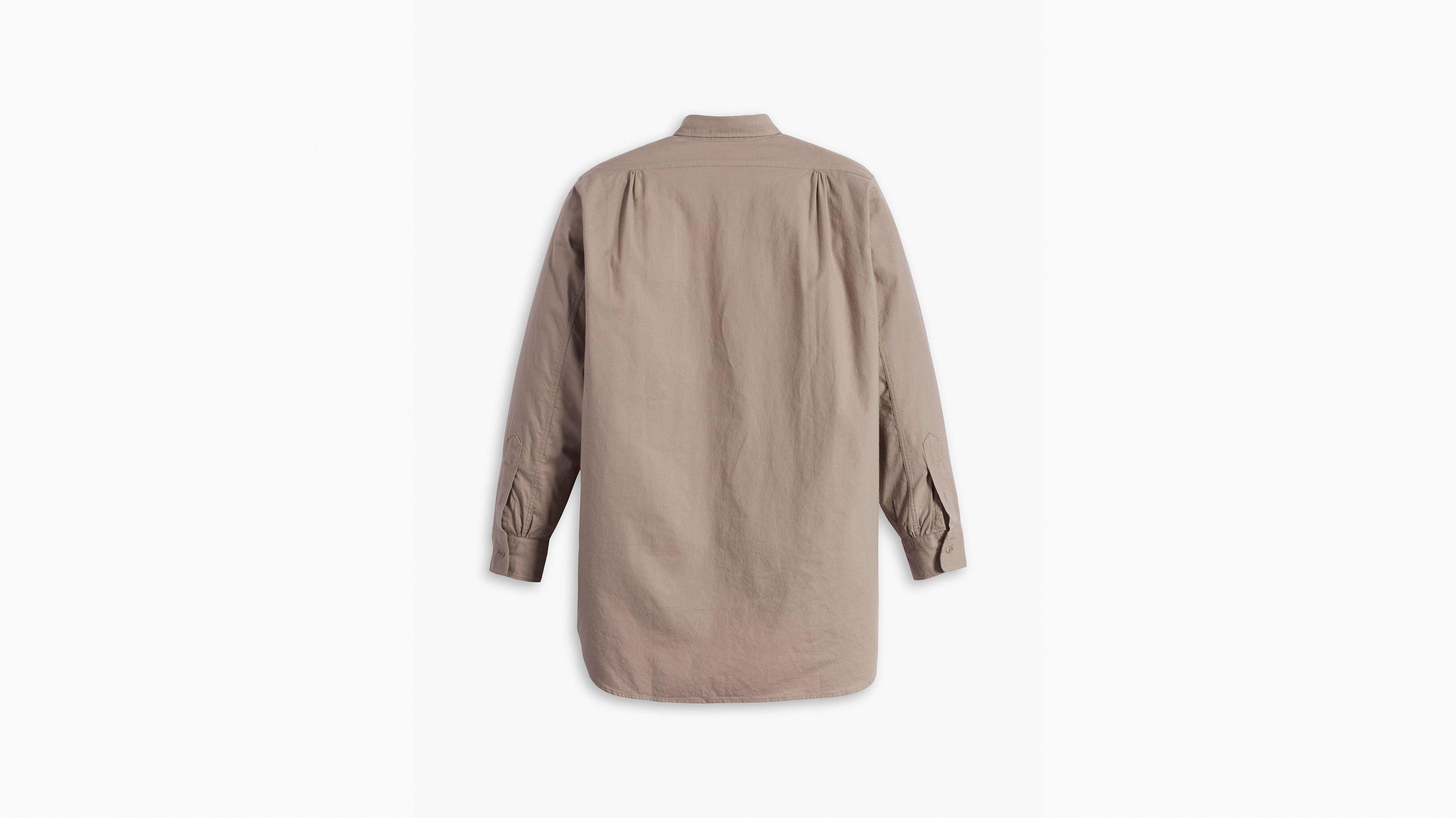 Long Button Up Shirt Product Image