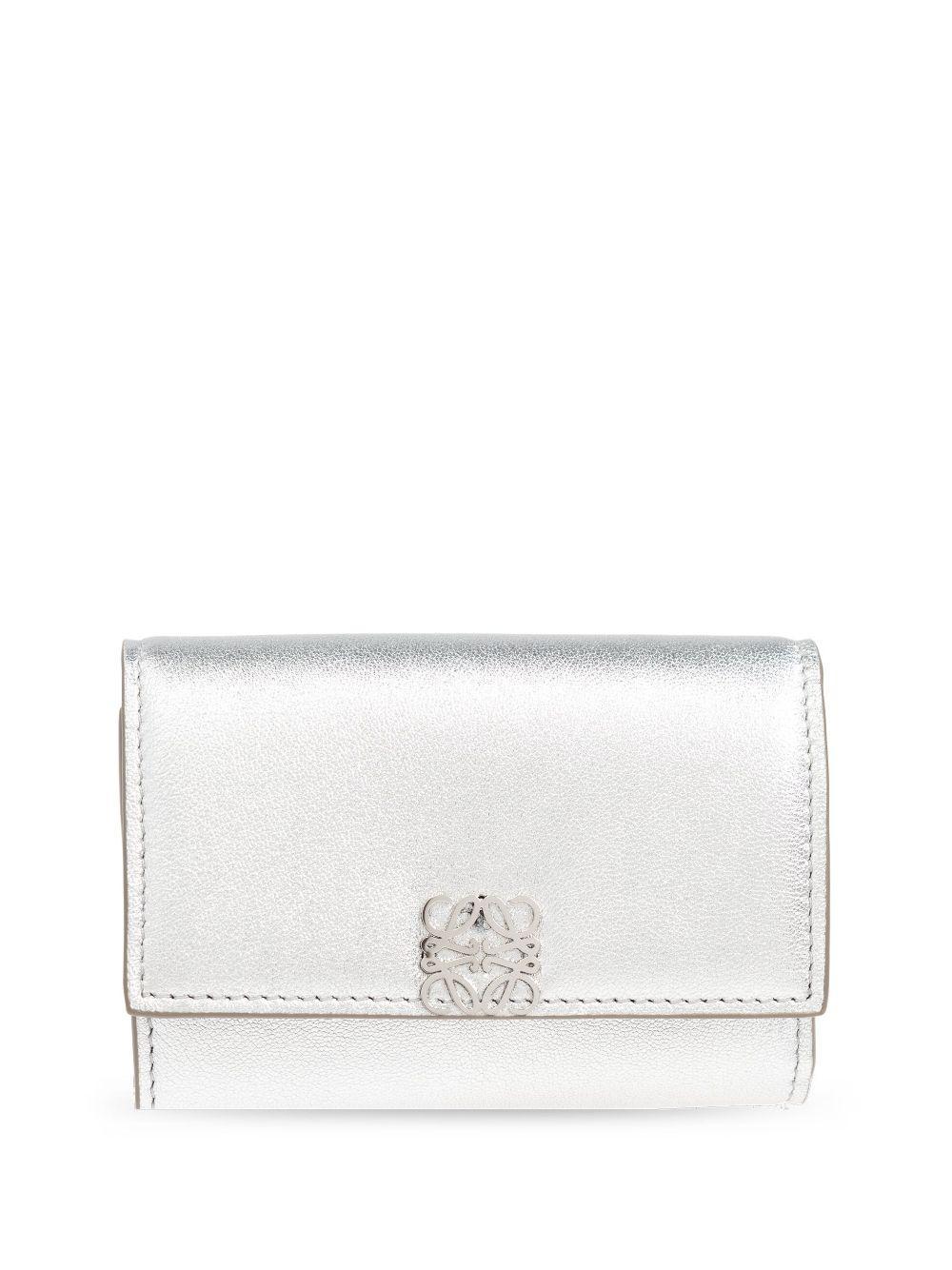 LOEWE Woman Silver Wallets & Cardholders Product Image