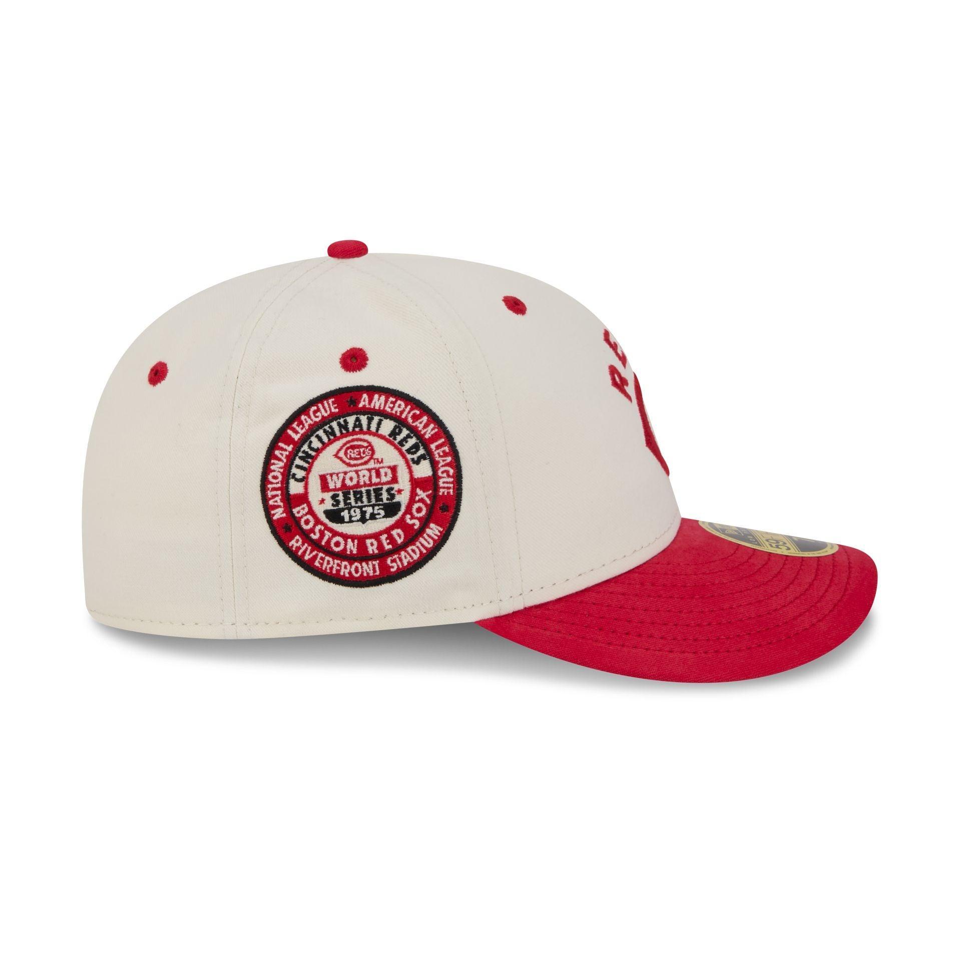 Cincinnati Reds Vintage Stack Low Profile 59FIFTY Fitted Hat Male Product Image