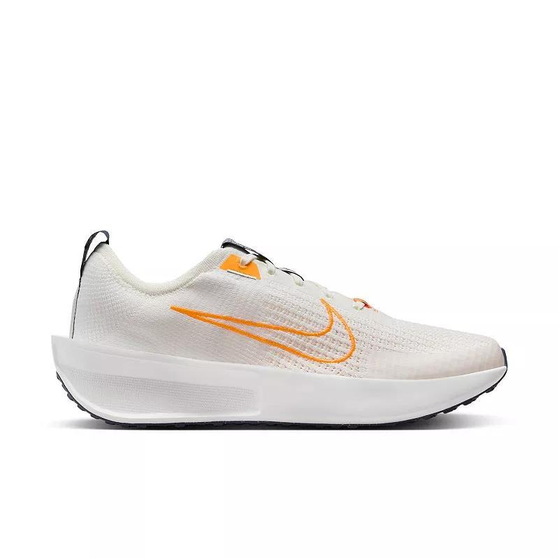 Nike Interact Run Mens Road Running Shoes Sail Orange White Product Image