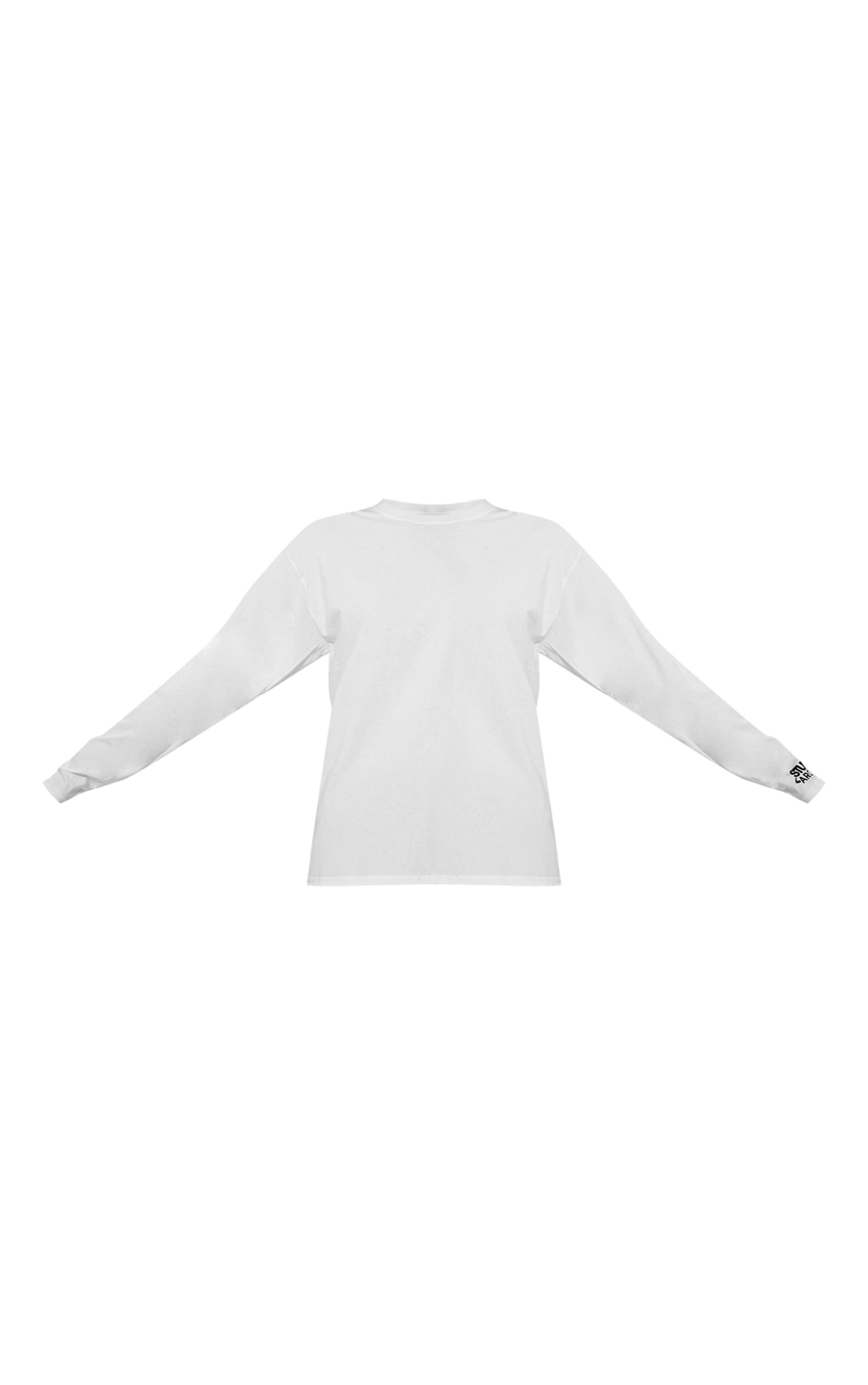 White Studio Archives Oversized Long Sleeve T-shirt Product Image