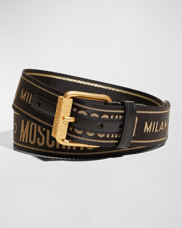 Mens Webbed Logo Belt Product Image