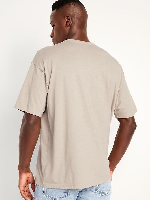 Loose Fit Crew-Neck T-Shirt Product Image