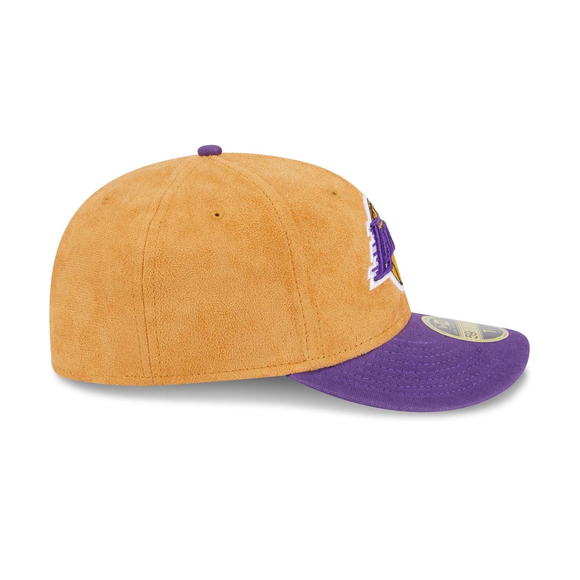 Los Angeles Lakers Tan Texture Low Profile 59FIFTY Fitted Hat Male Product Image