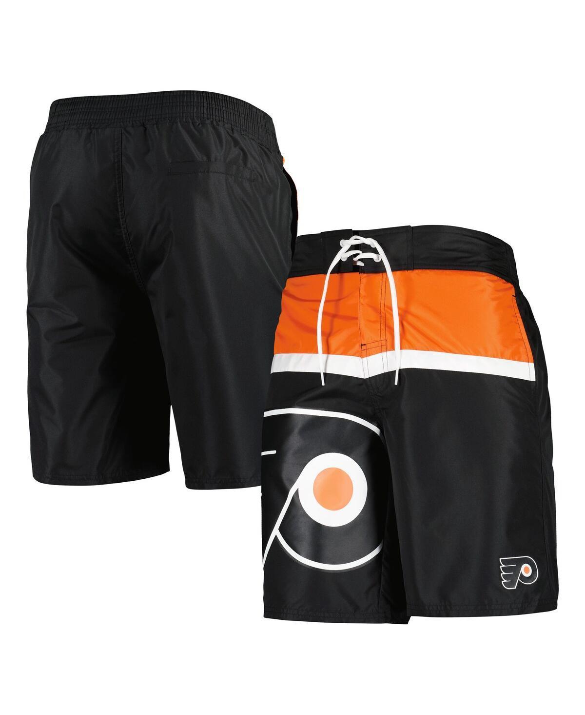 Mens Starter Black Philadelphia Flyers Sea Wind Swim Trunks Product Image