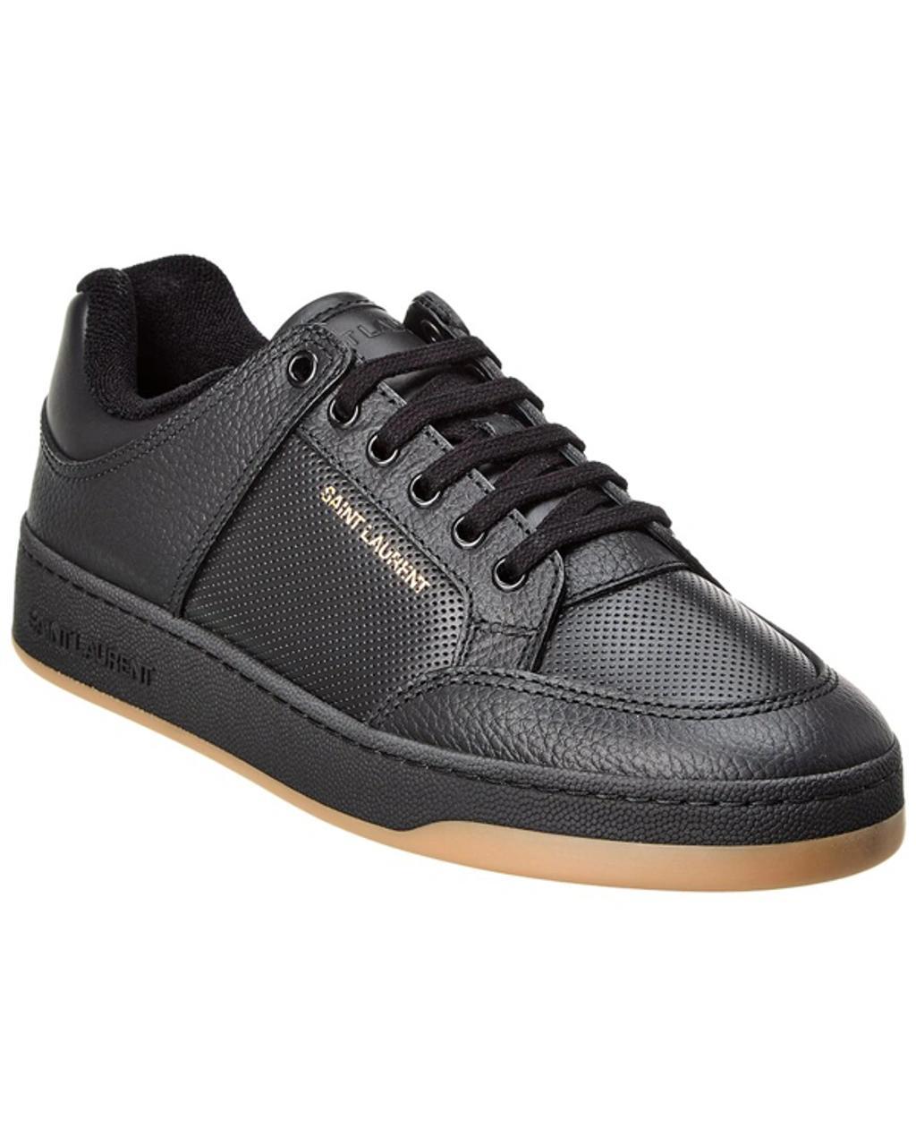 20mm Sl61 Low Top Leather Sneakers In Black Product Image