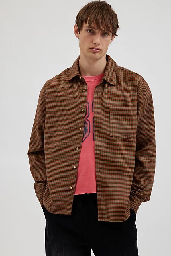 Urban Outfitters UO Kenny Menswear Shirt Top Mens at Urban Outfitters Product Image