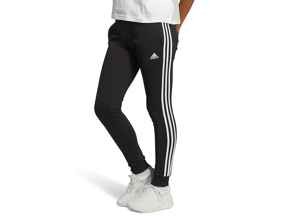 adidas Womens 3S French Terry Cuffed Pants , Small - Womens Athletic Pants at Academy Sports Product Image