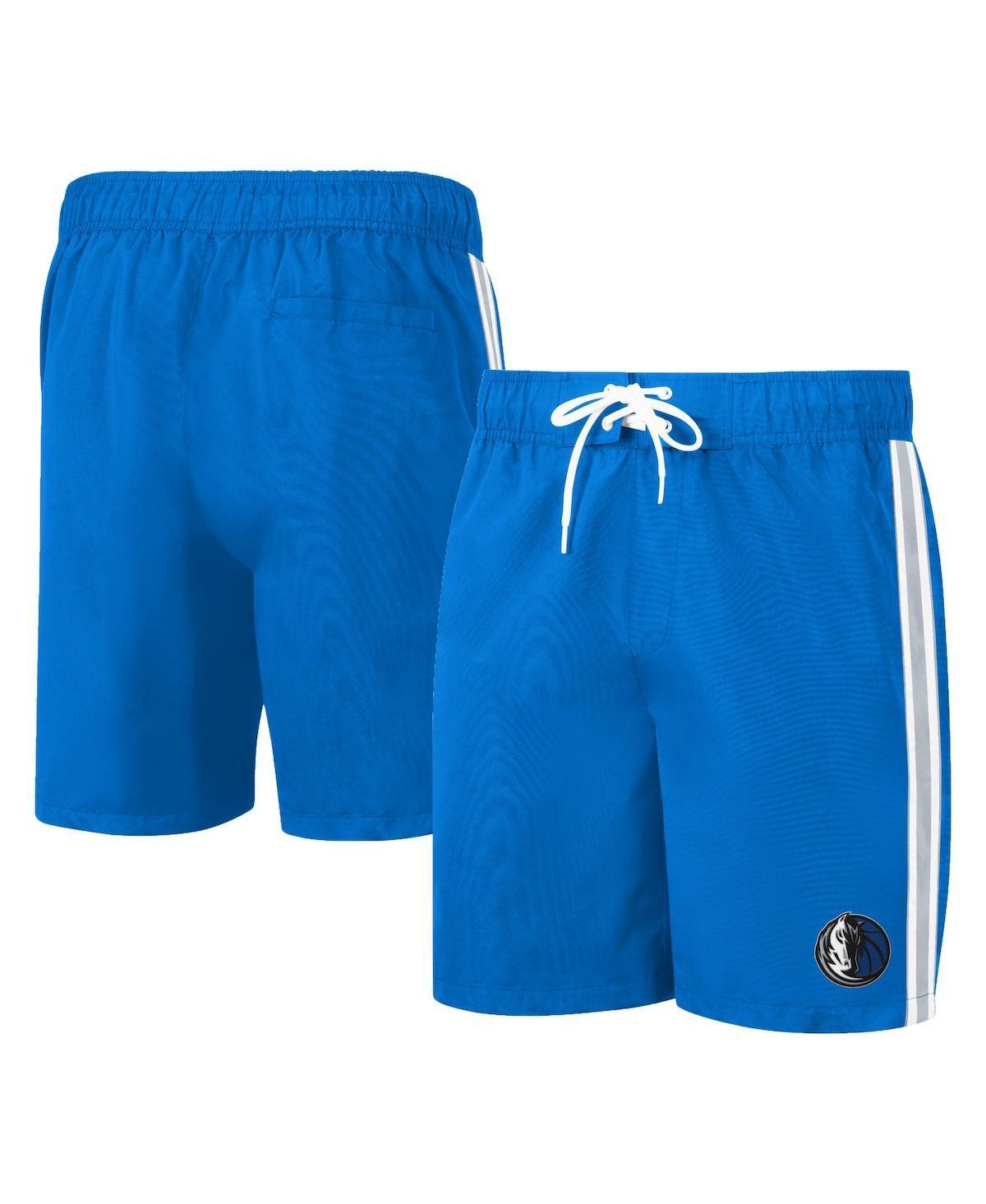 Mens G-Iii Sports By Carl Banks Blue Dallas Mavericks Sand Beach Volley Swim Shorts Product Image