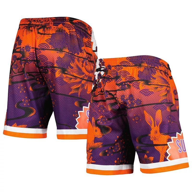 Mens Mitchell & Ness Orange Phoenix Suns Lunar New Year Swingman Shorts Product Image