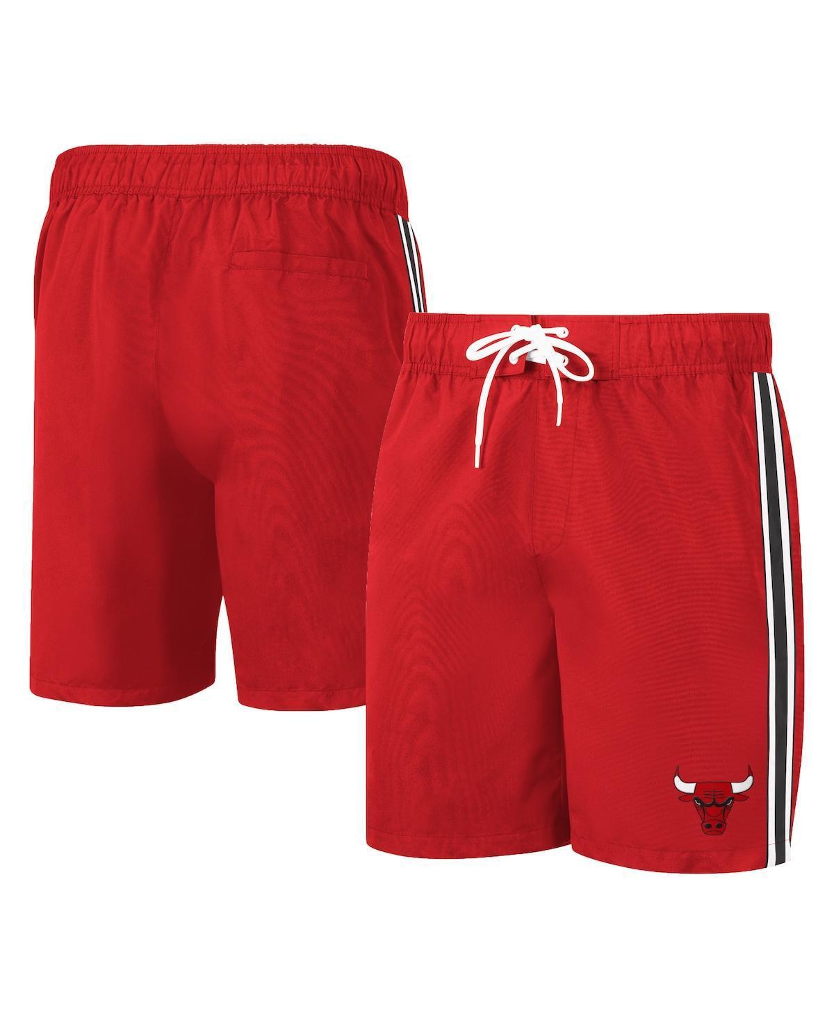 Mens G-III Sports by Carl Banks Chicago Bulls Sand Beach Volley Swim Shorts Product Image