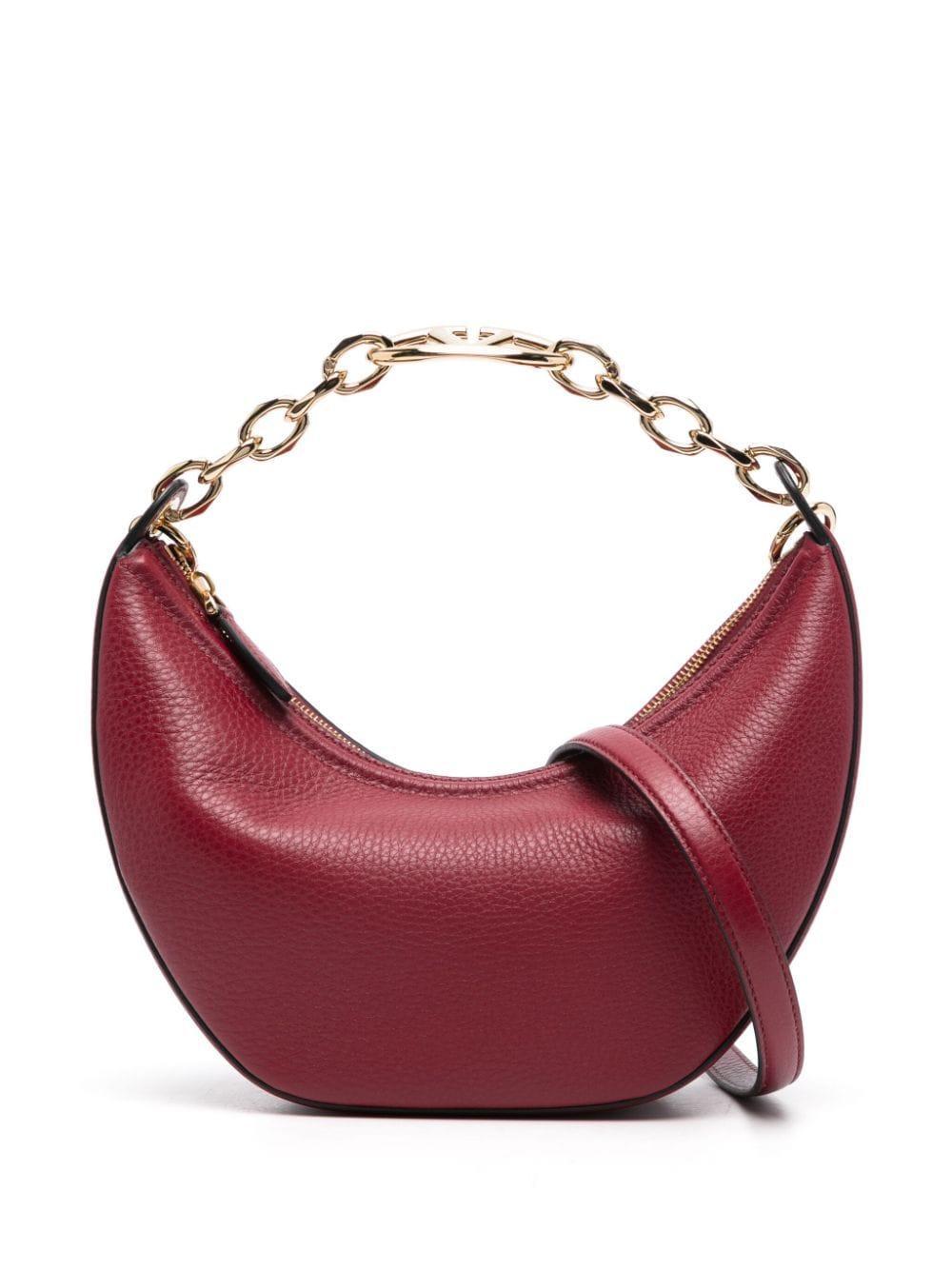 Small Vlogo Moon Shoulder Bag In Deepscarl Product Image