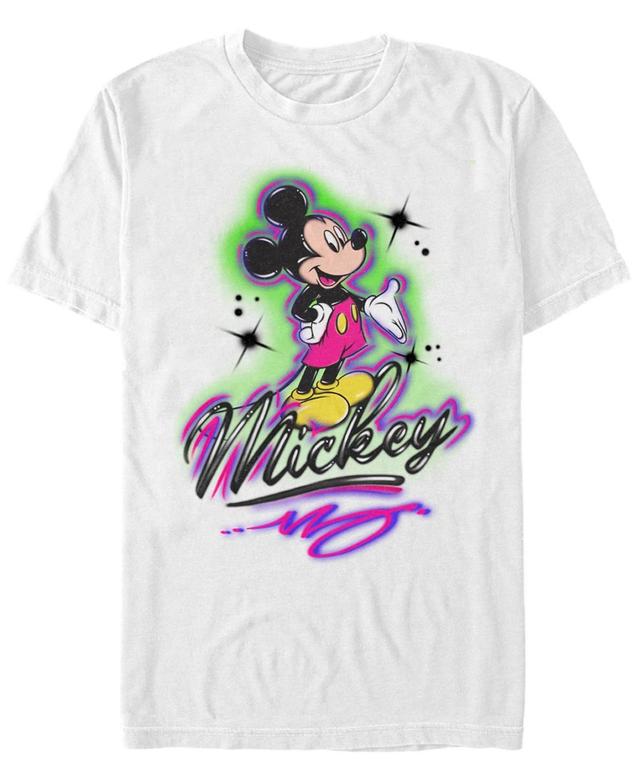 Fifth Sun Mens Airbrush Mickey Short Sleeve T-Shirt Product Image