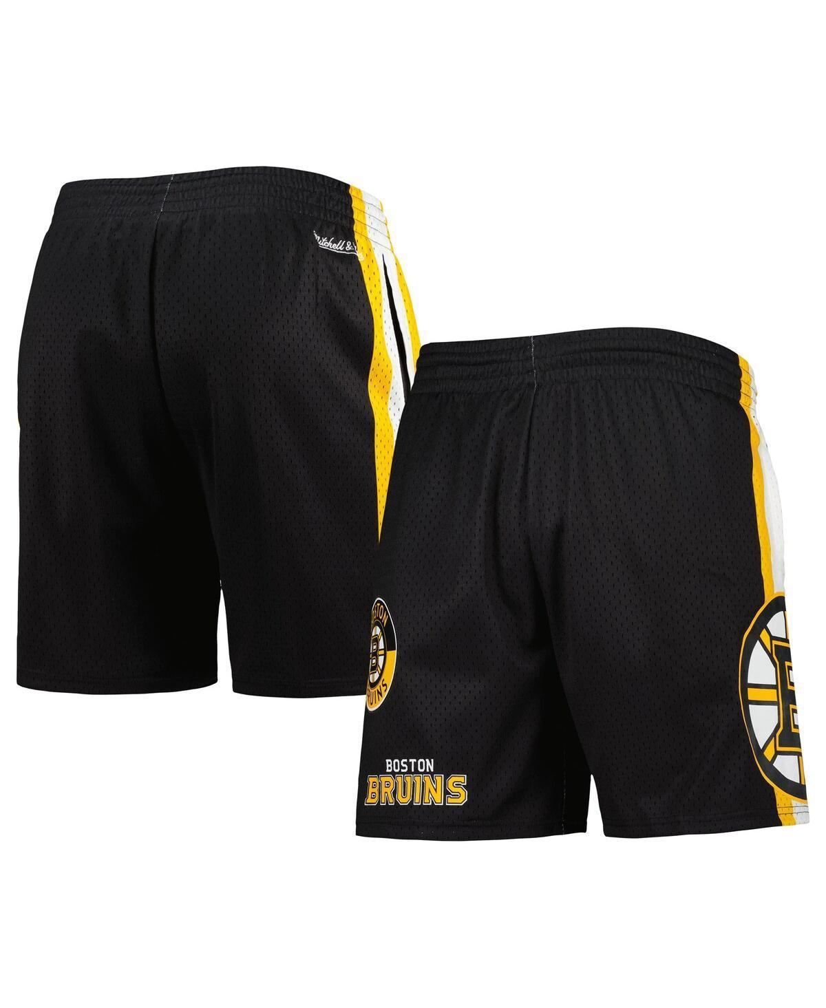 Mens Mitchell & Ness Boston Bruins City Collection Mesh Shorts Product Image