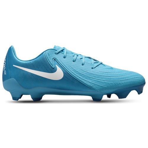 Nike Mens Phantom GX II Academy FG/MG - Soccer Shoes Blue Fury/White Product Image