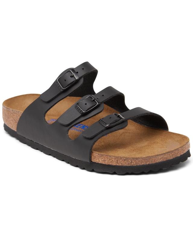 Birkenstock Womens Florida Birko-Flor Nubuck Soft Footbed Sandals from Finish Line Product Image