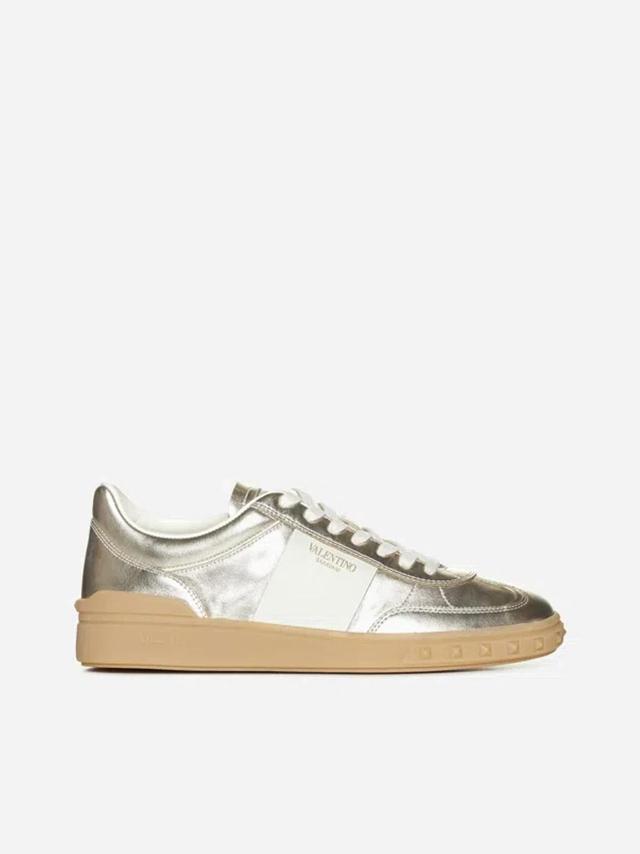 Upvillage Sneakers In Platinum,ivory,amber Product Image