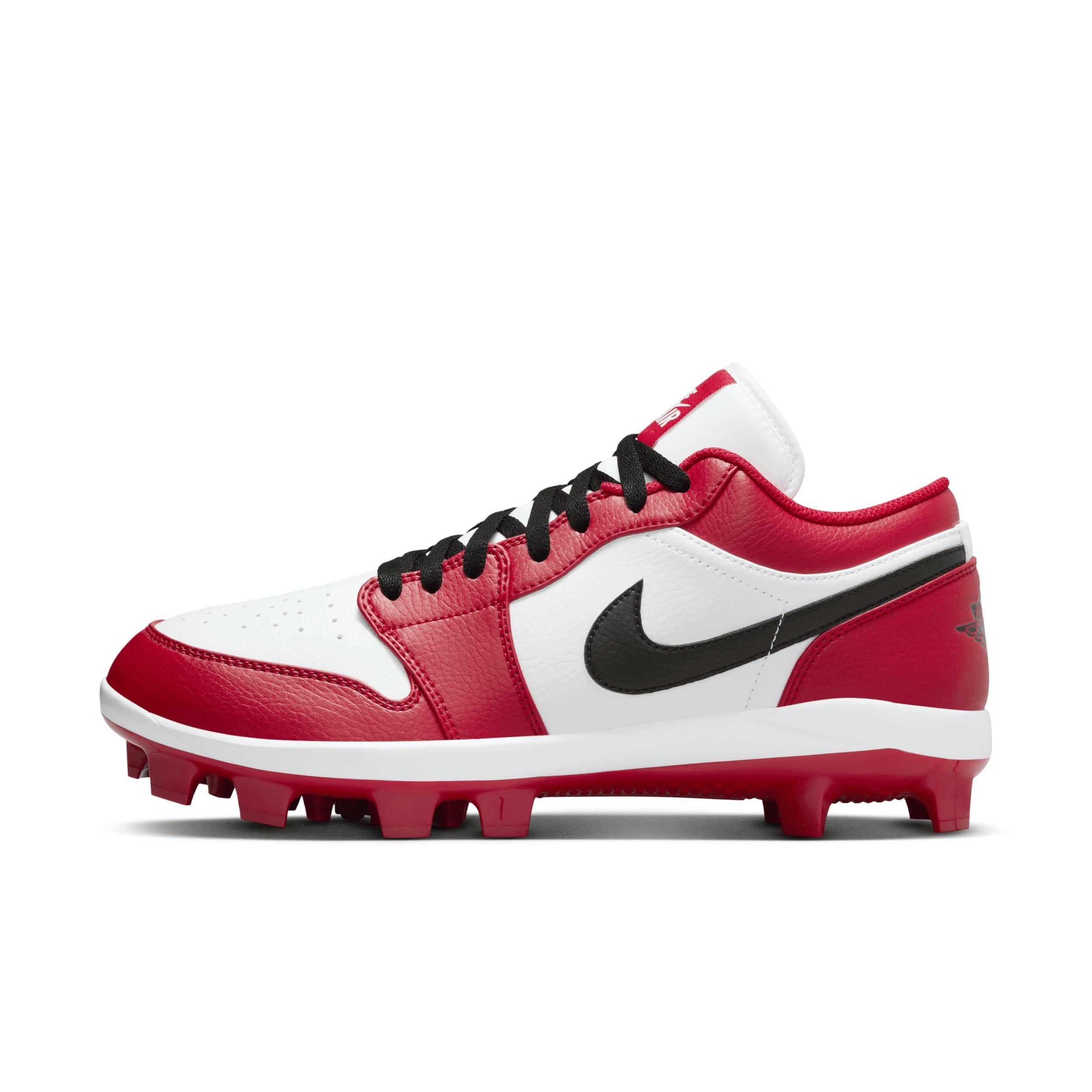 Men's  1 Retro Mcs Low Baseball Cleats In Red Product Image