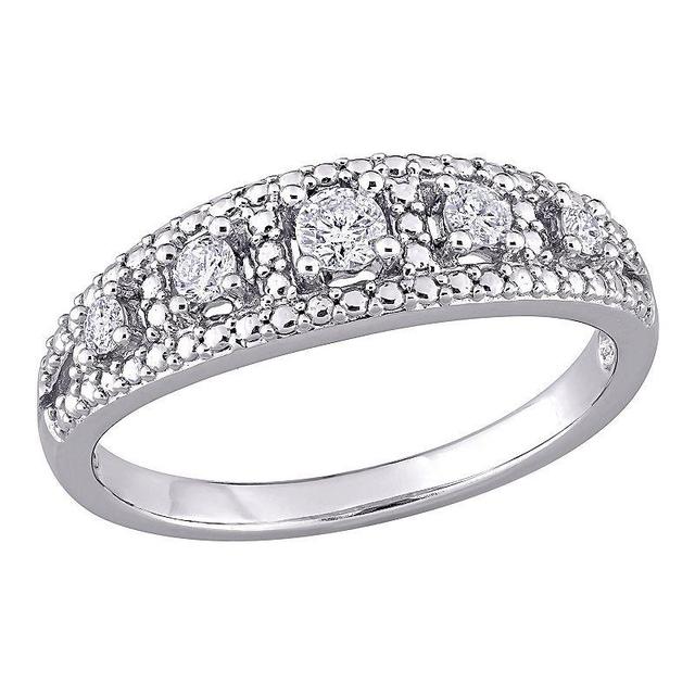 Stella Grace 10K White Gold 1/4 Carat T.W. Diamond Ring, Womens Product Image