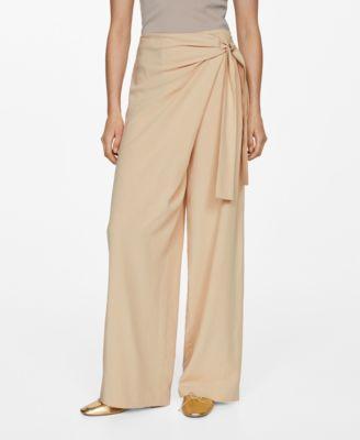 Women's Knot Detail Lyocell Trousers Product Image