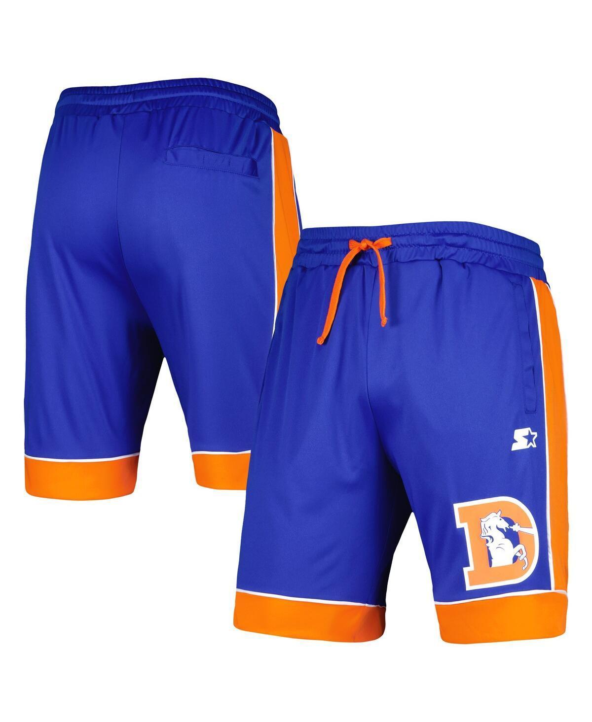 Mens Starter Royal Denver Broncos Throwback Fan Favorite Shorts Product Image