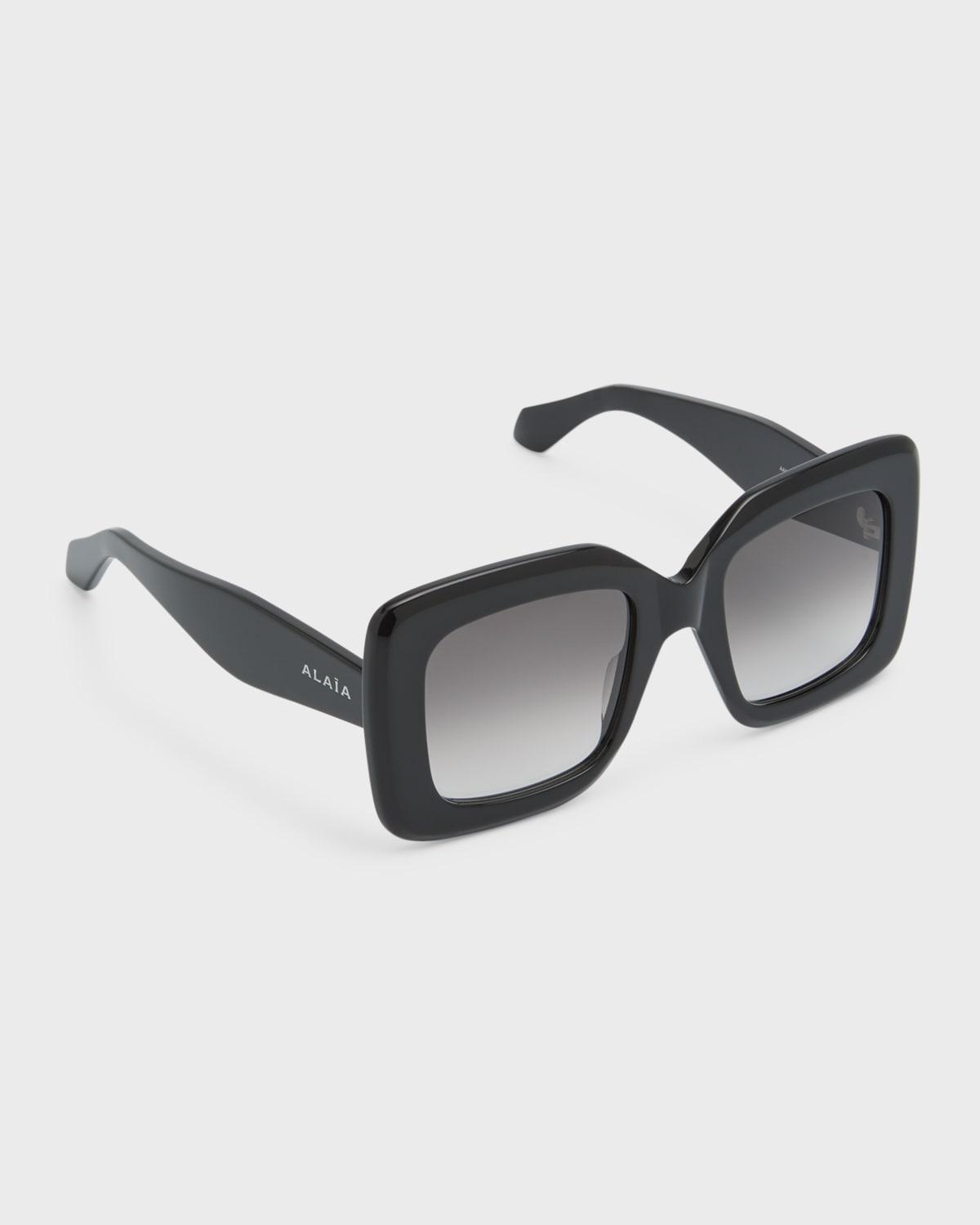 Two-Tone Acetate Butterfly Sunglasses Product Image