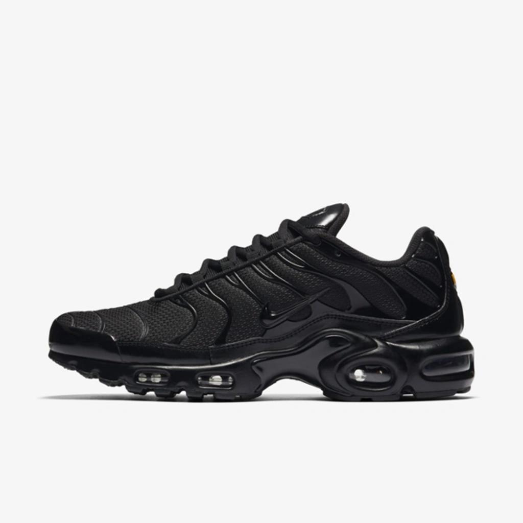 NIKE Men's Air Max Plus Shoes In Black/black/black Product Image