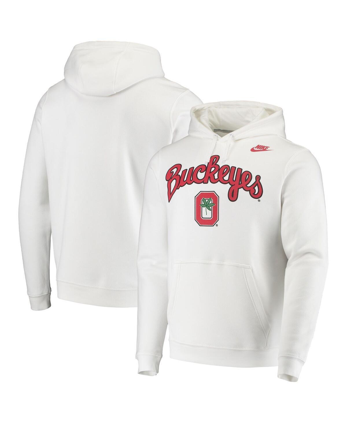 Mens Nike Ohio State Buckeyes Script Vintage School Logo Pullover Hoodie Product Image