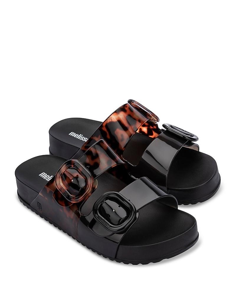 Melissa Womens Cozy Slip On Buckled Slide Sandals Product Image