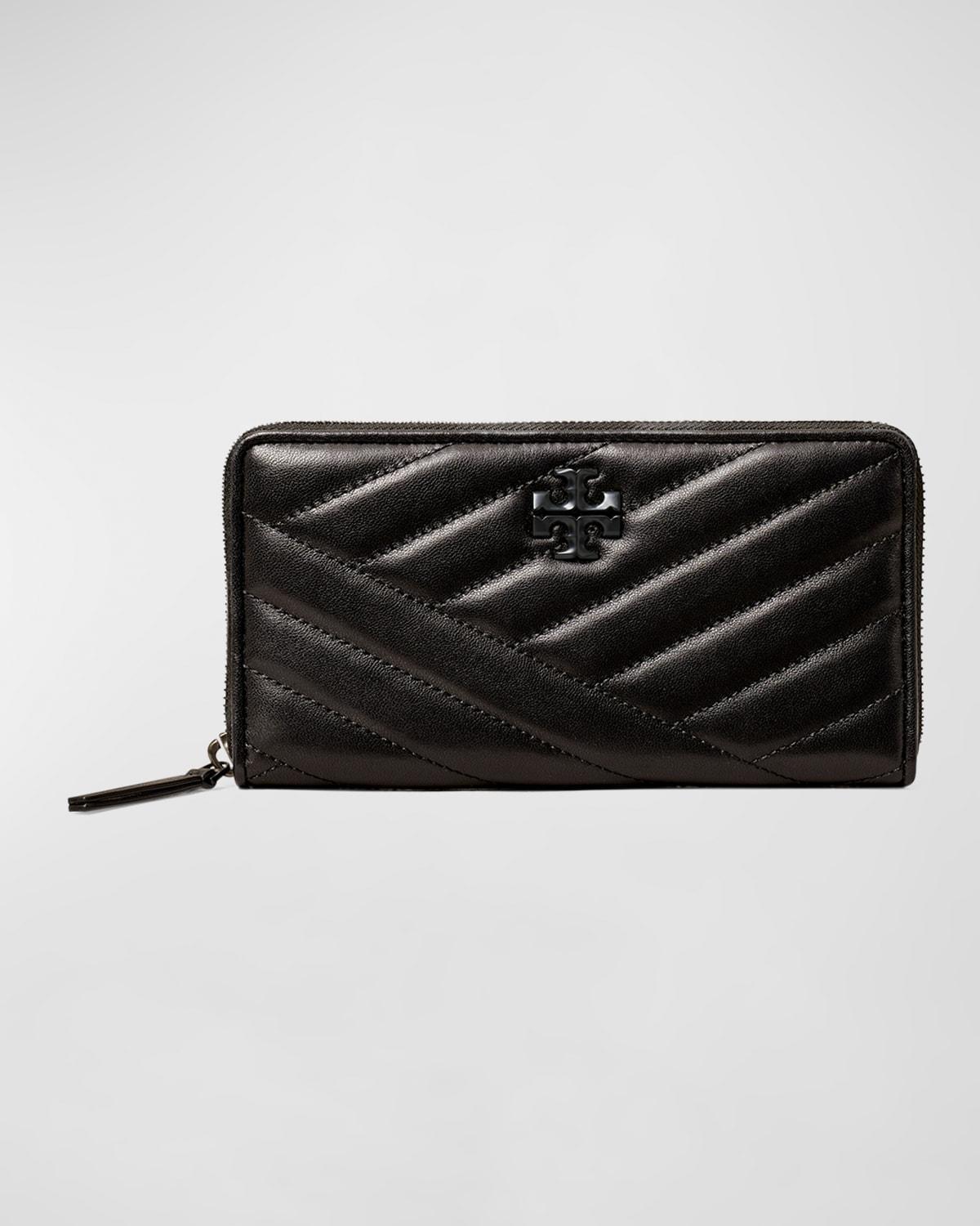 Womens Kira Chevron-Quilted Leather Continental Wallet Product Image