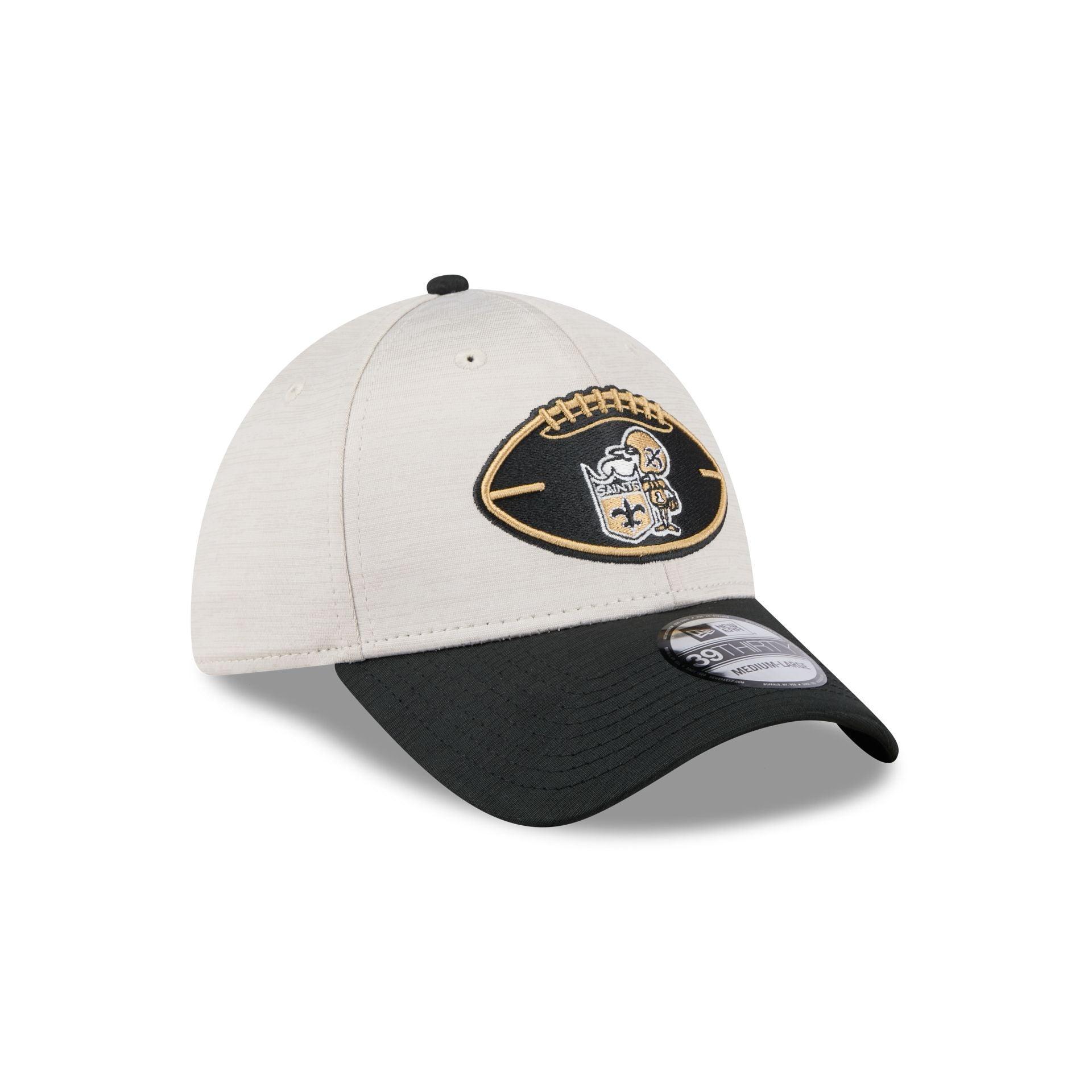 New Orleans Saints 2024 Historic Sideline 39THIRTY Stretch Fit Hat Male Product Image