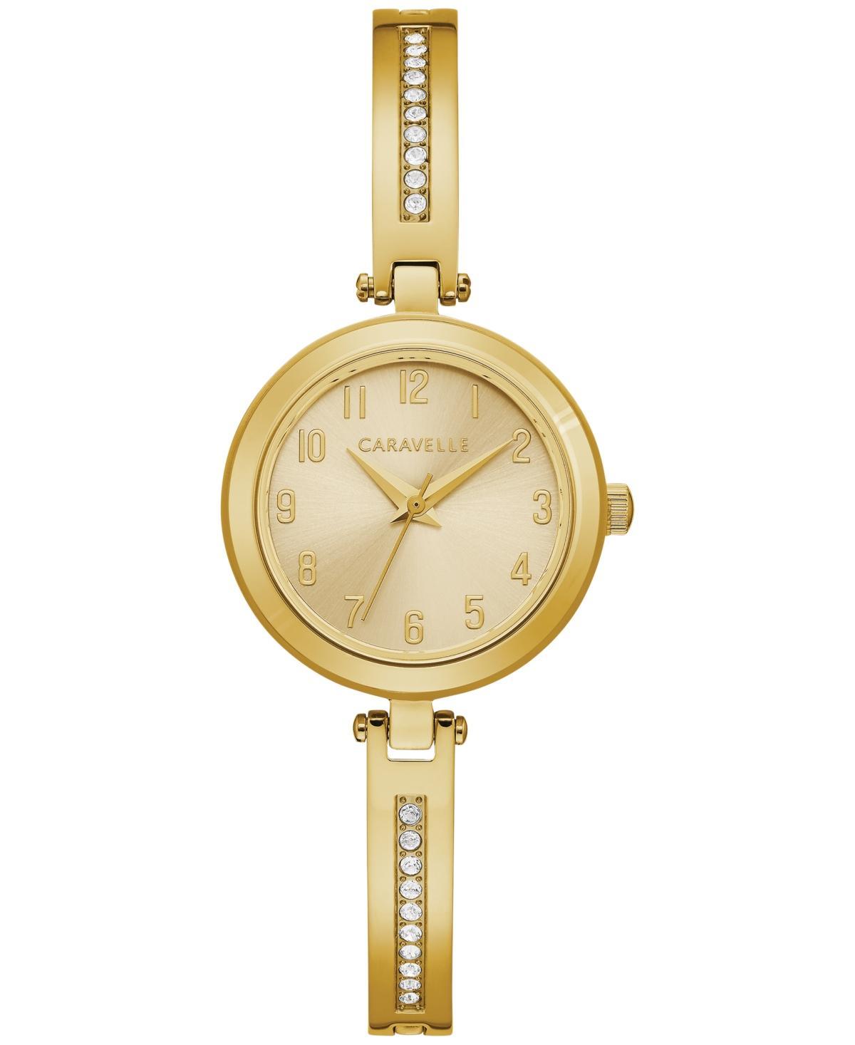 Caravelle New York Women's Dress Bangle Watch, Gold Product Image