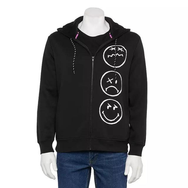 Mens SmileyWorld Always Looking Forward Graphic Full-Zip Hoodie Product Image