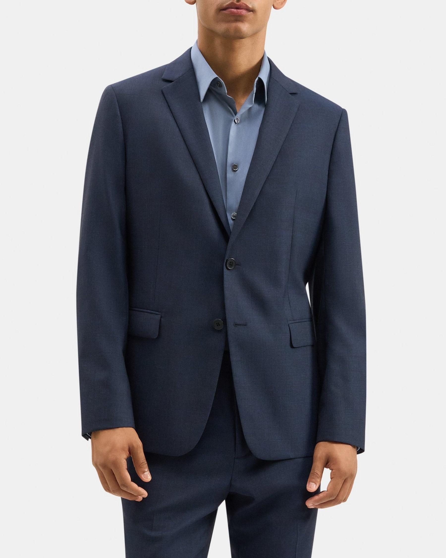 Unstructured Blazer in Checked Wool product image